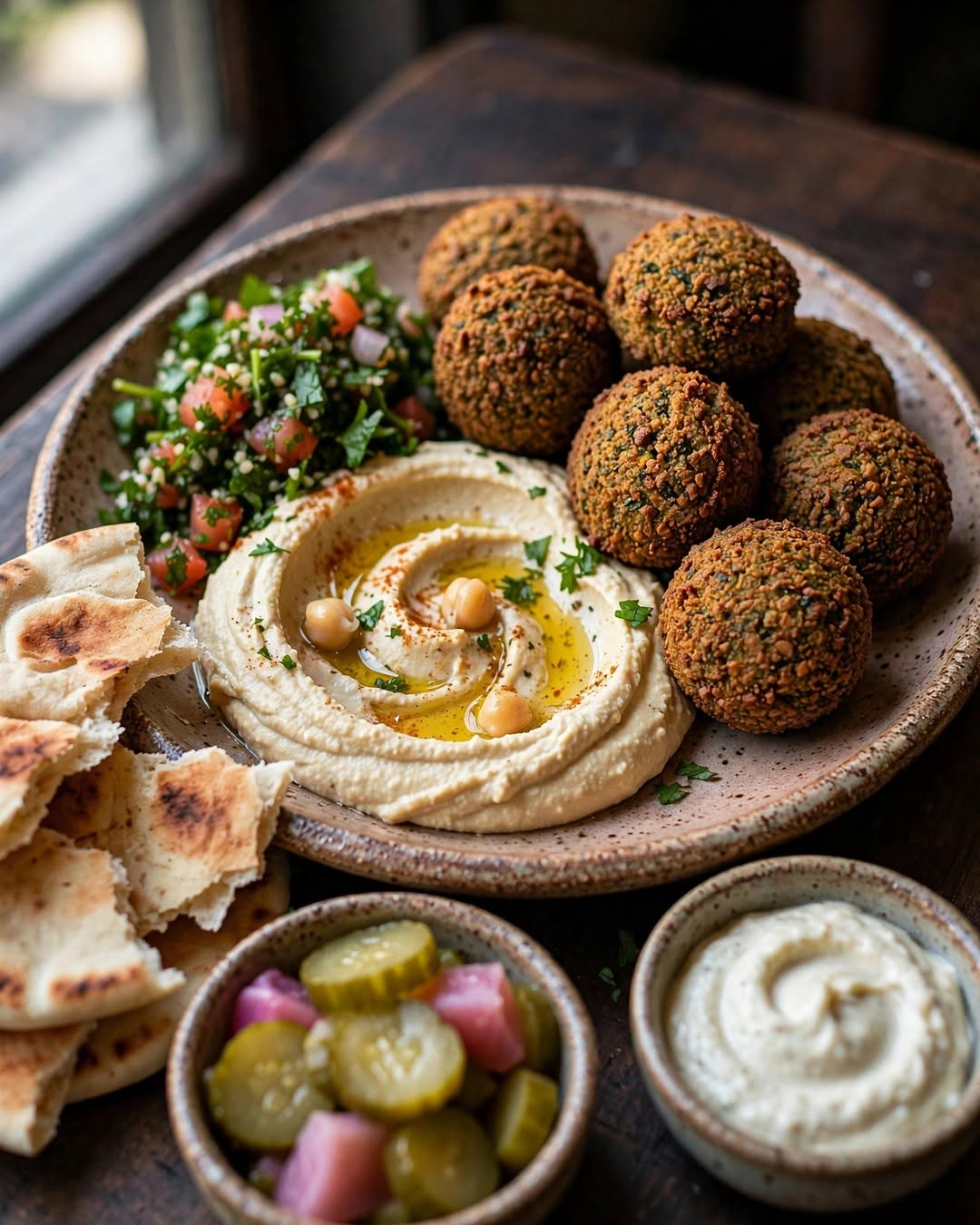 Falafel at Jerusalem Grill Shawarma King George